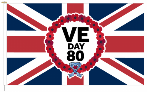 VE DAY FLAG 60 36